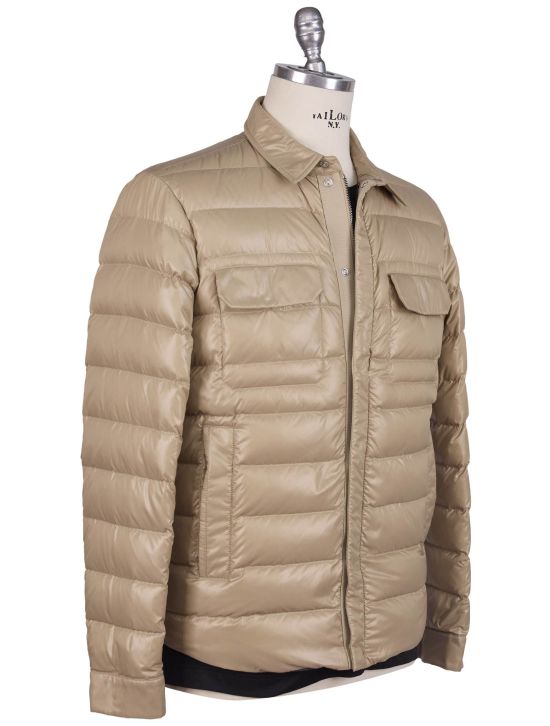 Kiton Kiton Beige Nylon Pa Pu Coat Beige 001