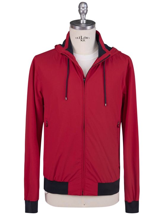 Kiton Kiton Red Pa Ea Coat Red 000