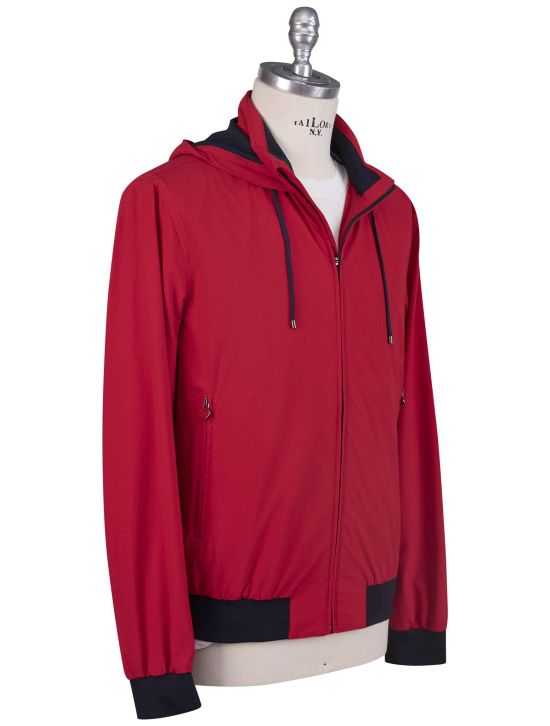 Kiton Kiton Red Pa Ea Coat Red 001