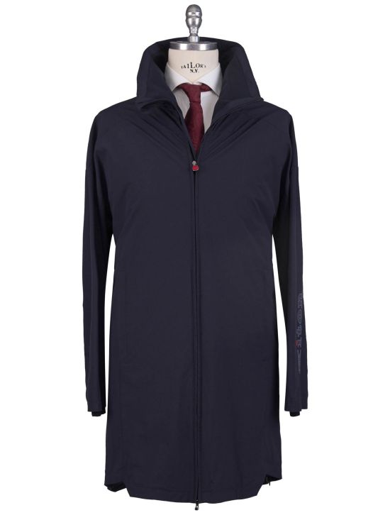 Kiton Kiton Blue PA EA Overcoat Blue 000