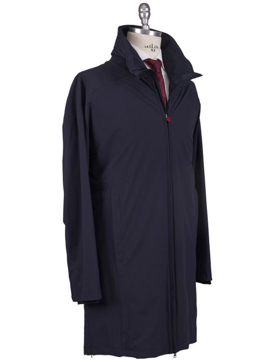 Kiton Kiton Blue PA EA Overcoat Blue 001