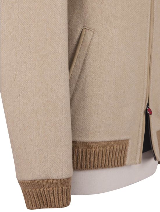 Kiton Kiton Beige Cashmere Coat Beige 001