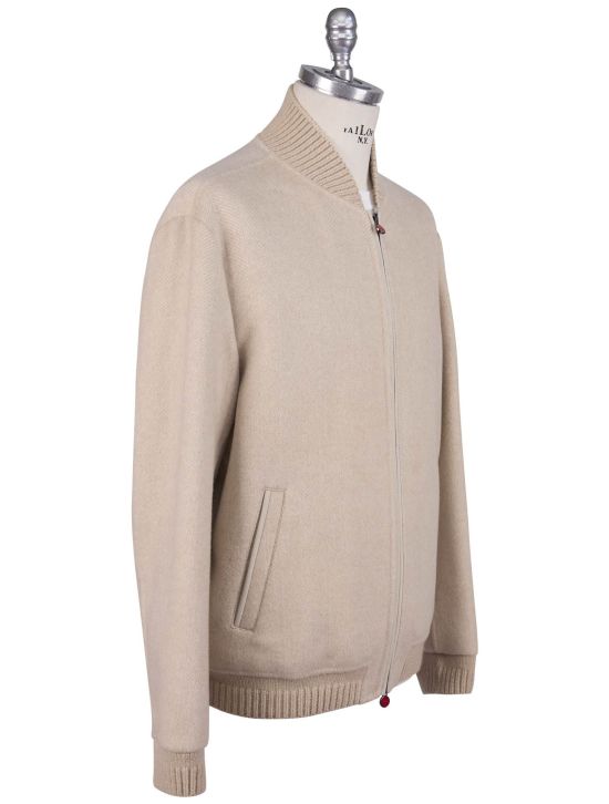 Kiton Kiton Beige Cashmere Coat Beige 001