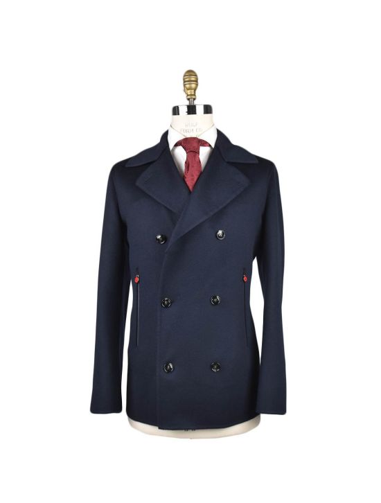 Kiton Kiton Blue Cashmere Coat Blue 000