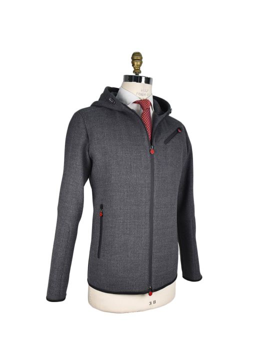 Kiton Kiton Gray Virgin Wool Coat Gray 001