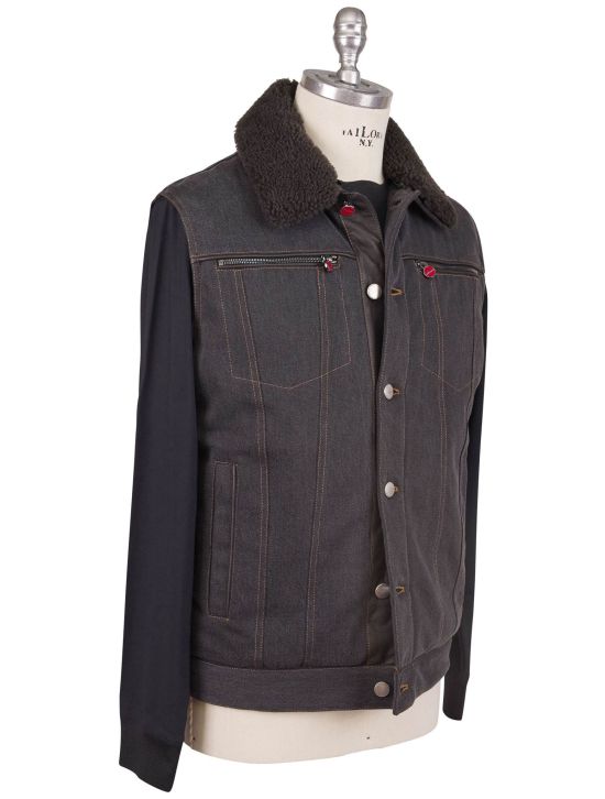 Kiton Kiton Gray Cotton Pl Vest Gray 001