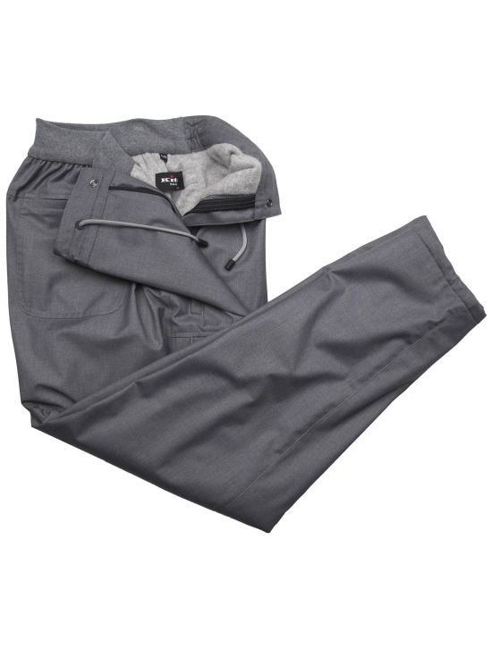 Kiton Kiton Gray Pl Viscose Cargo Pants Gray 001