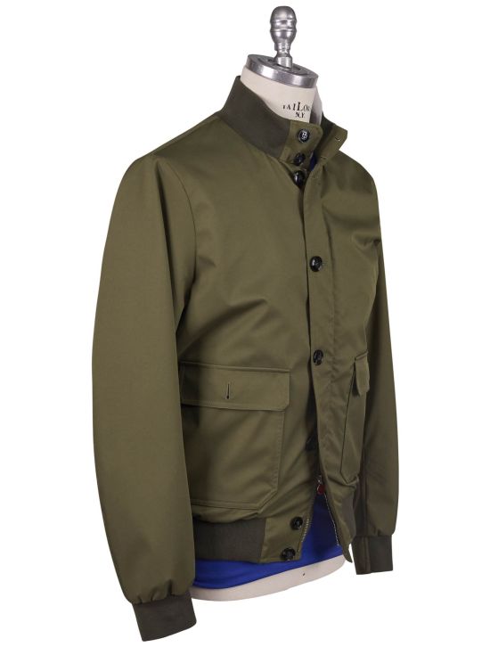 Kiton Kiton Green Pl Coat Green 001