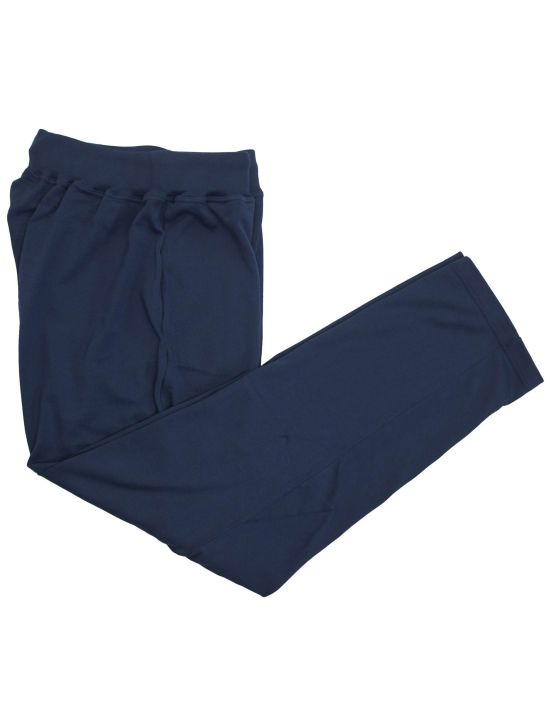 Kiton Kiton Blue Cotton Pl Pants Blue 000