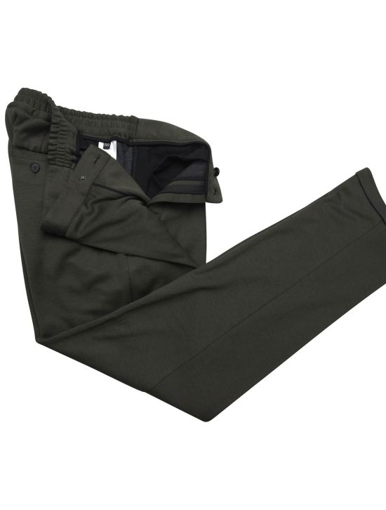 Kiton Kiton Green Cotton Silk Pa Pants Green 000