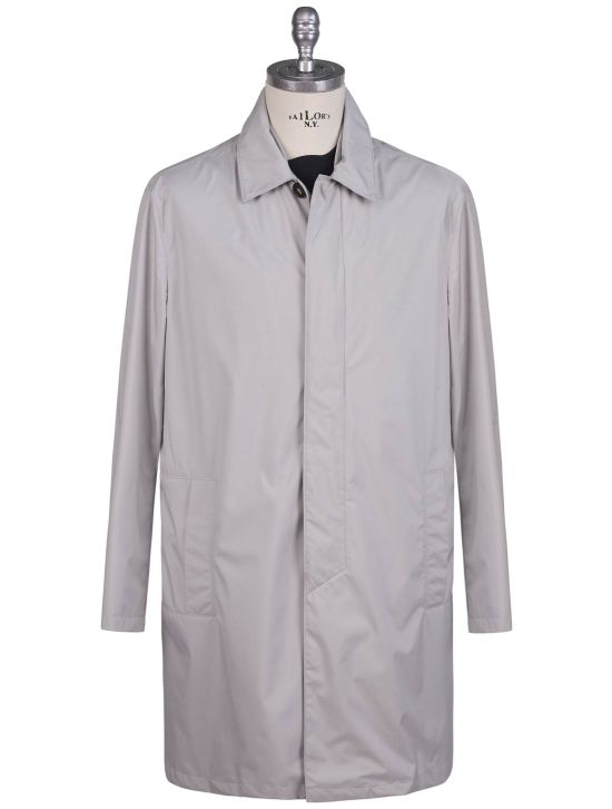 Kiton Kiton Gray Pl Overcoat Gray 000