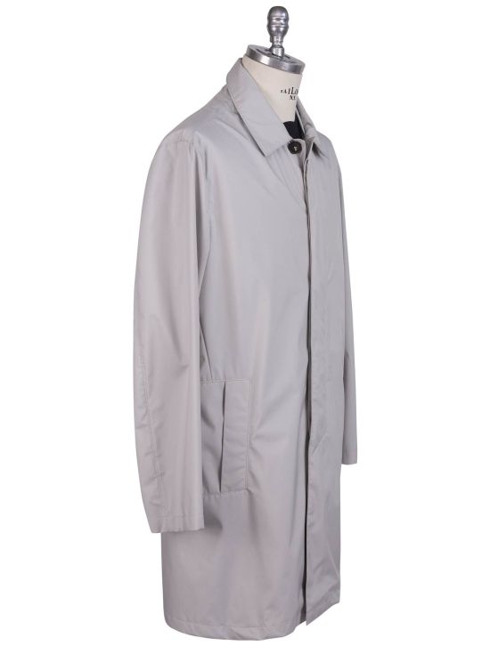 Kiton Kiton Gray Pl Overcoat Gray 001