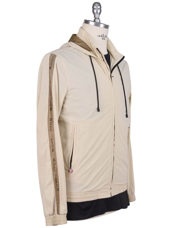 Kiton Kiton Beige Pa Ea Coat Beige 001