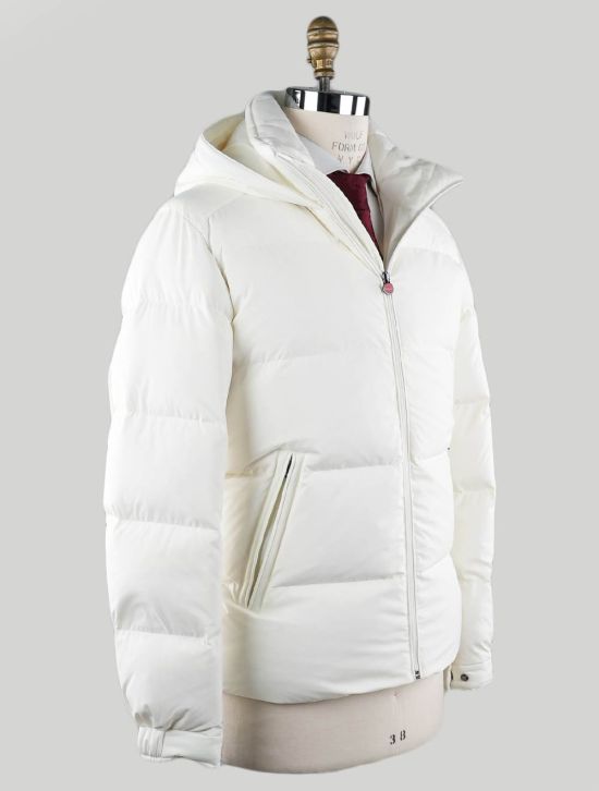 Kiton Kiton White Pl Coat White 001