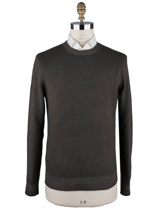 Malo Malo Brown Virgin Wool Sweater Crewneck Brown 000