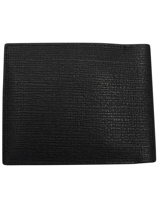 Kiton Kiton Black Leather Wallet Black 001