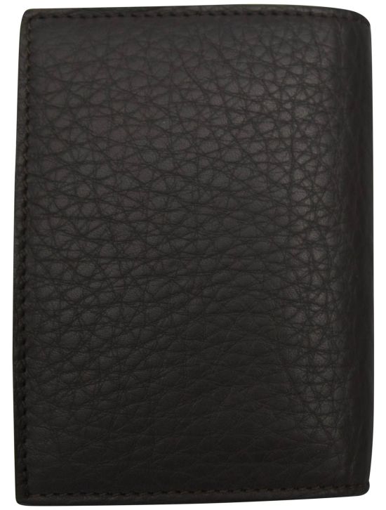 Kiton Kiton Brown Leather Wallet Brown 001