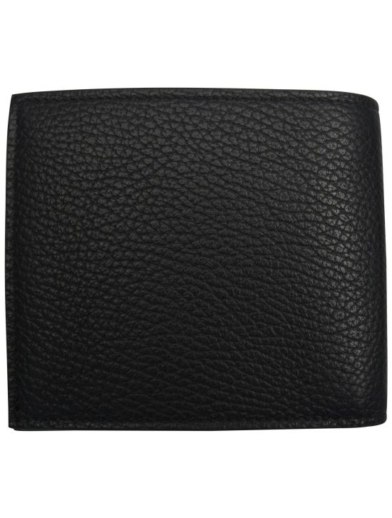 Kiton Kiton Black Leather Wallet Black 001