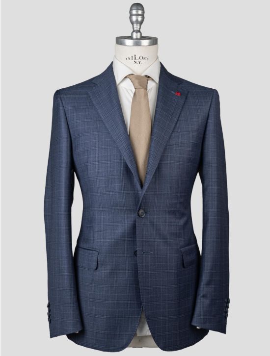 Isaia Isaia Blue Wool 140's Blazer Blue 000