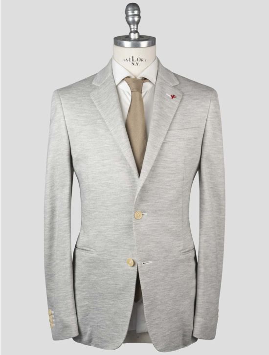 Isaia Isaia Gray Cotton Viscose Blazer Gray 000