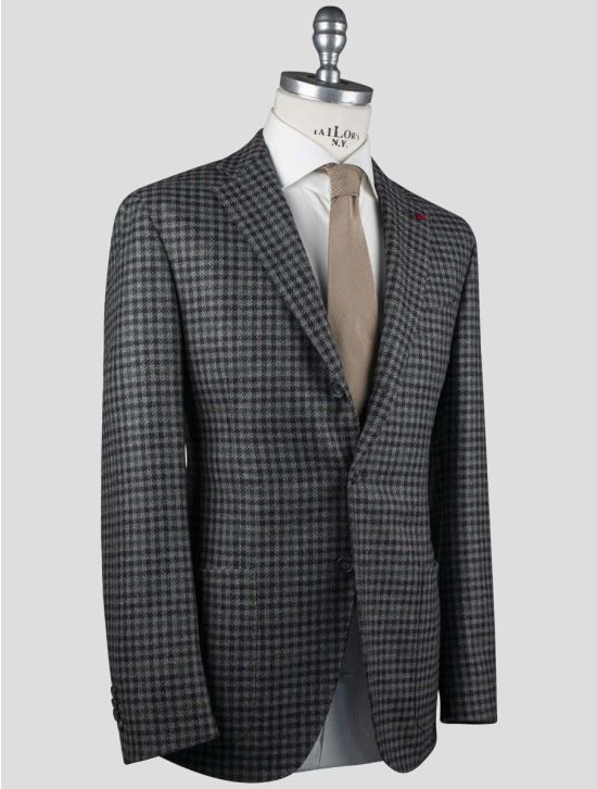 Isaia Isaia Multicolor Wool Cashmere Blazer Multicolor 001