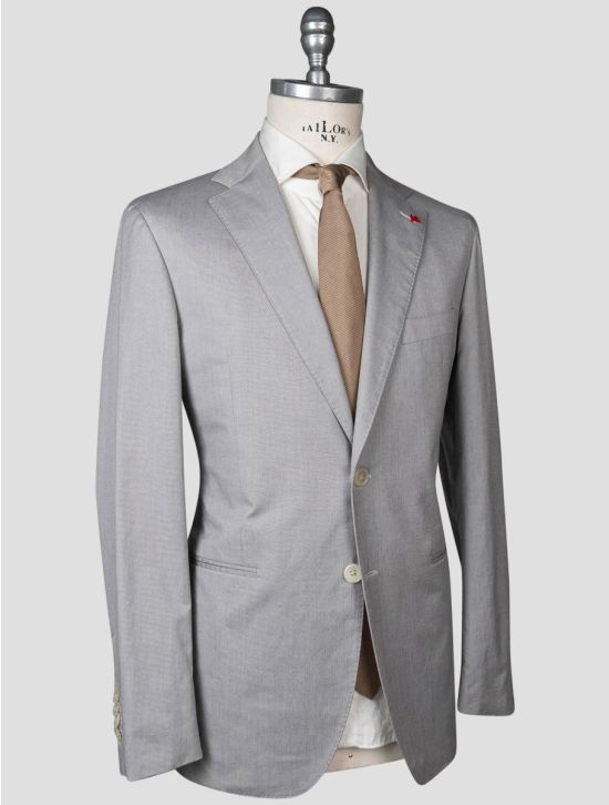 Isaia Isaia Gray Virgin Wool Suit Gray