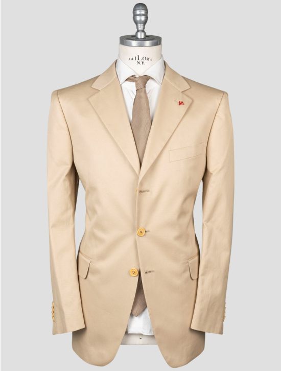 Isaia Isaia Beige Cotton Suit Beige