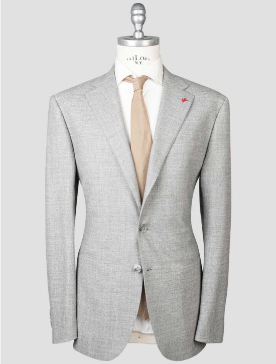 Isaia Isaia Gray Wool Ea Suit Gray