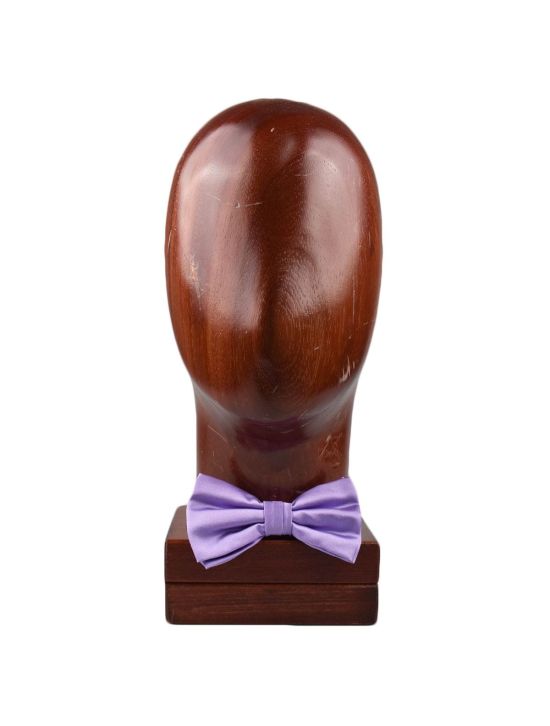 Zilli Zilli Lilac Silk Bow Tie Lilac 000