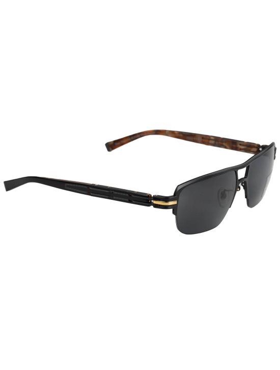 Zilli Zilli Black Titanium Acetate Sunglasses Black 001