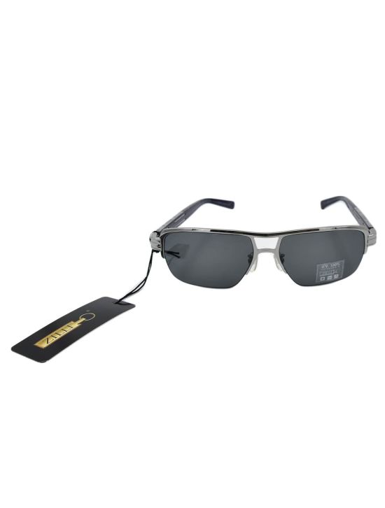 Zilli ZILLI Silver Titanium Acetate Sunglasses Silver 000