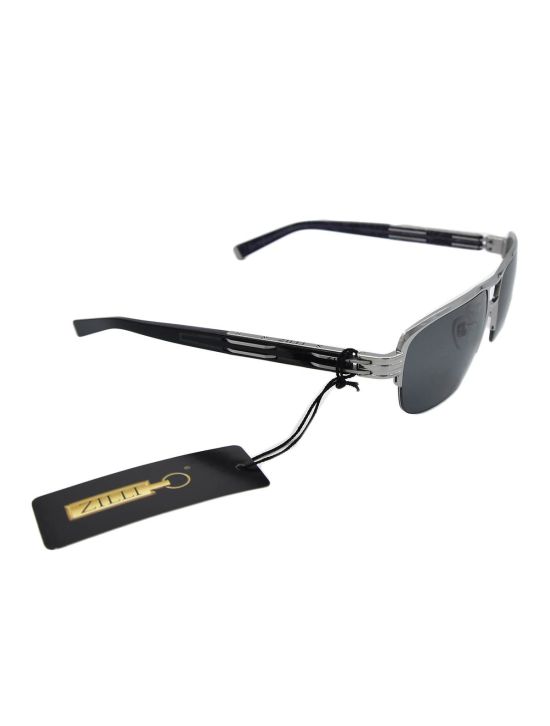 Zilli ZILLI Silver Titanium Acetate Sunglasses Silver 001