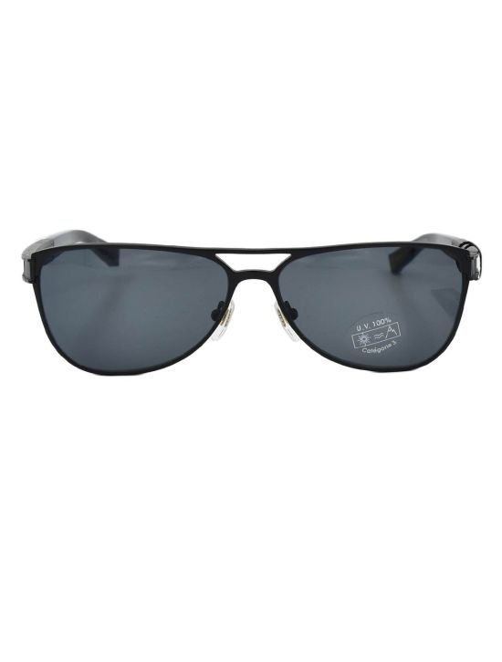 Zilli ZILLI Black Titanium Acetate Sunglasses Black 000