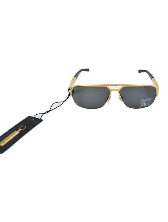 Zilli ZILLI Gold Titanium Acetate Sunglasses Gold 000