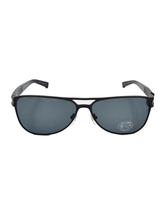 Zilli ZILLI Black Titanium Acetate Sunglasses Black 000