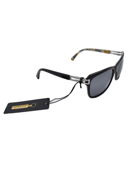 Zilli ZILLI Black Acetate Silk Sunglasses Black 001