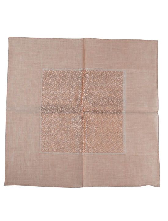 Zilli Zilli Brown Cotton Pocket Square Brown 000