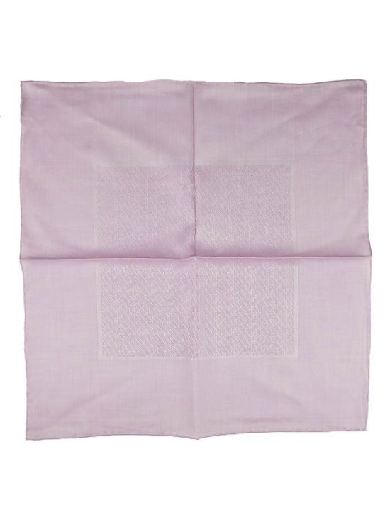 Zilli Zilli Pink Cotton Pocket Square Pink 000