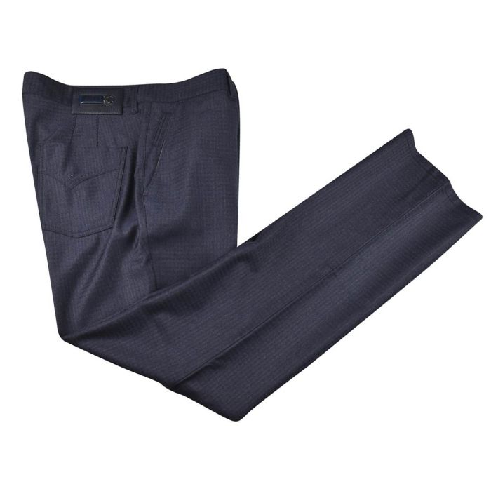 Zilli Blue Wool Ea Dress Pant | IsuiT