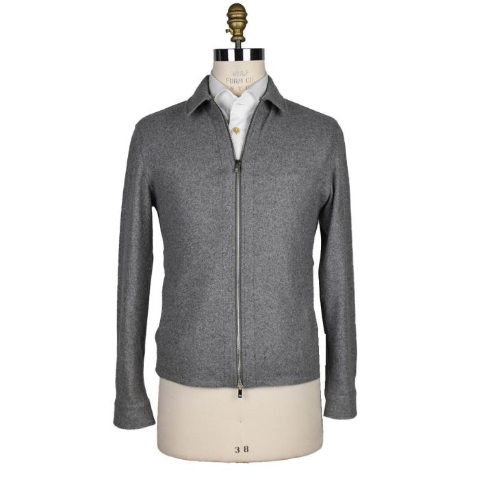 Marco Pescarolo Gray Cashmere Ea Coat main product photo
