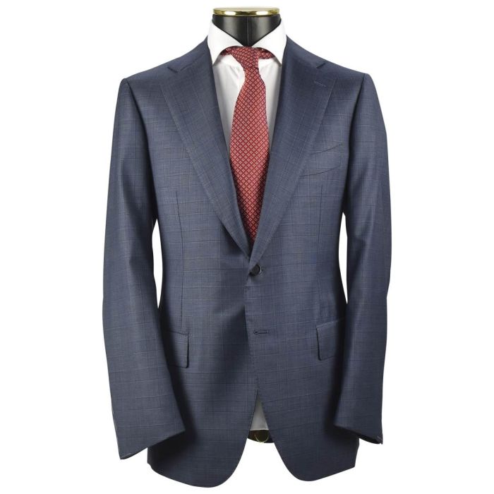 CESARE ATTOLINI Blue Wool 170's Silk Suit | IsuiT