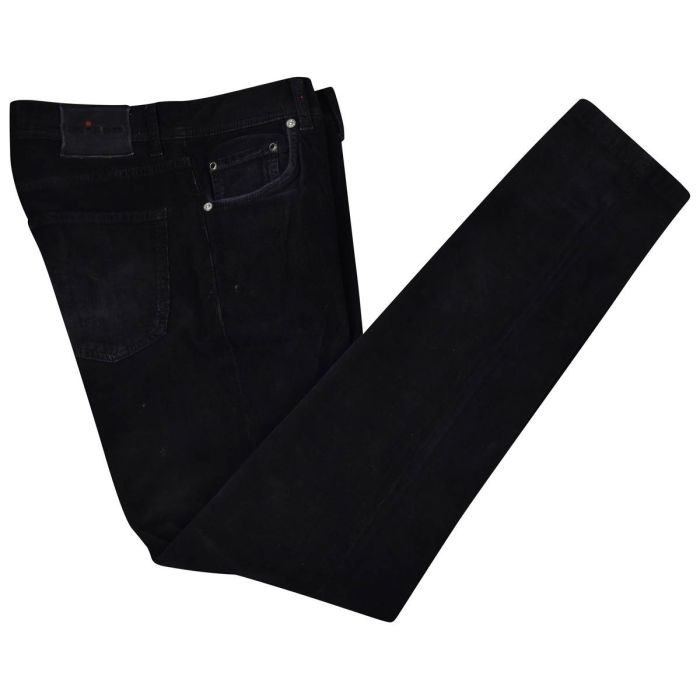 KITON Black Cotton Cashmere Ea Velvet Jeans IsuiT