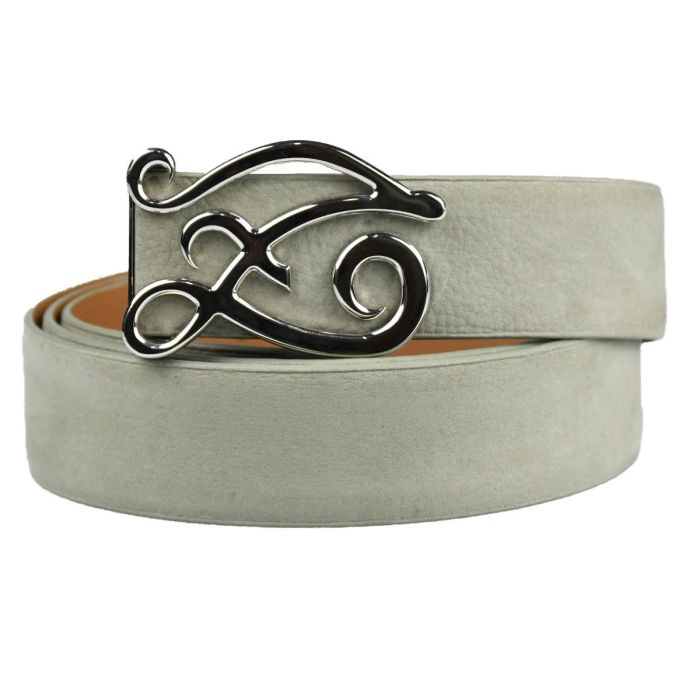 Zilli Green Leather Suede Belt IsuiT