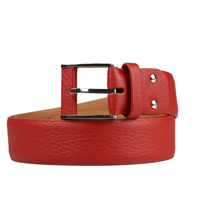 Zilli Red Leather Belt | IsuiT