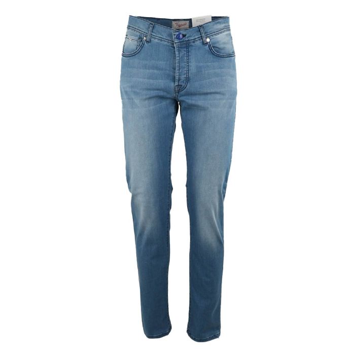 Marco Pescarolo Light Blue Cotton Ea Jeans | IsuiT