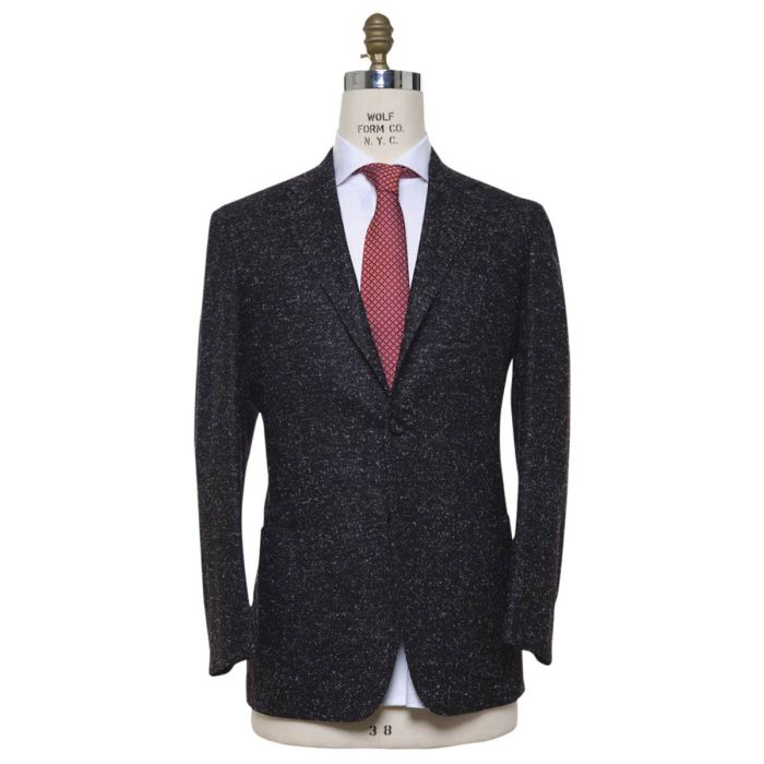 KITON Black White Cashmere Modal Pa Ea Blazer main product photo
