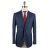 Isaia Isaia Blue Wool Silk Suit Blue 000