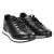 Kiton KITON Black Leather Shoes Black 000