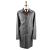 Kiton KITON Grey Brown Cotton Silk Overcoat Gray/Brown 000