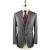 Kiton KITON Black Grey Cashmere Suit Black/Grey 000